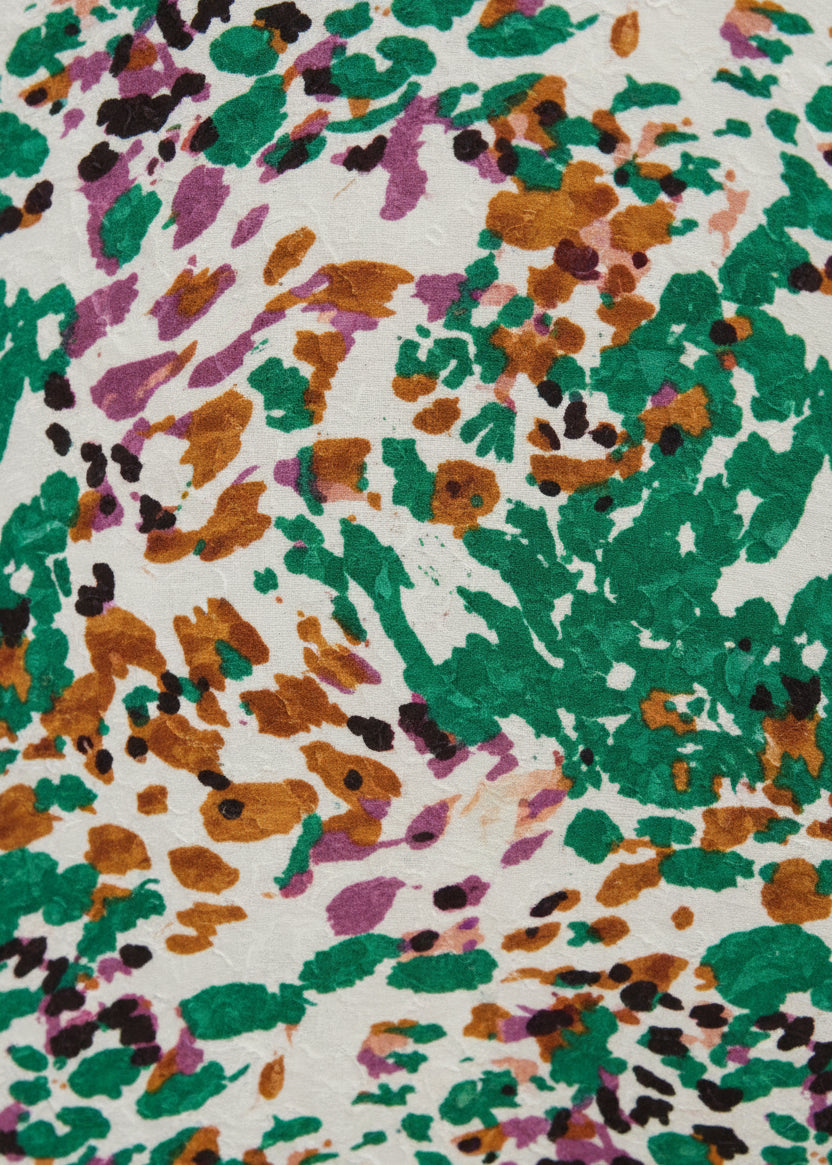 Eucalyptus Drift V Neck Kaftan-Zeemara