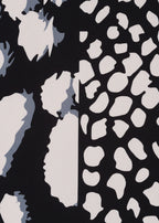 Graphic Cat V Neck Kaftan-Zeemara
