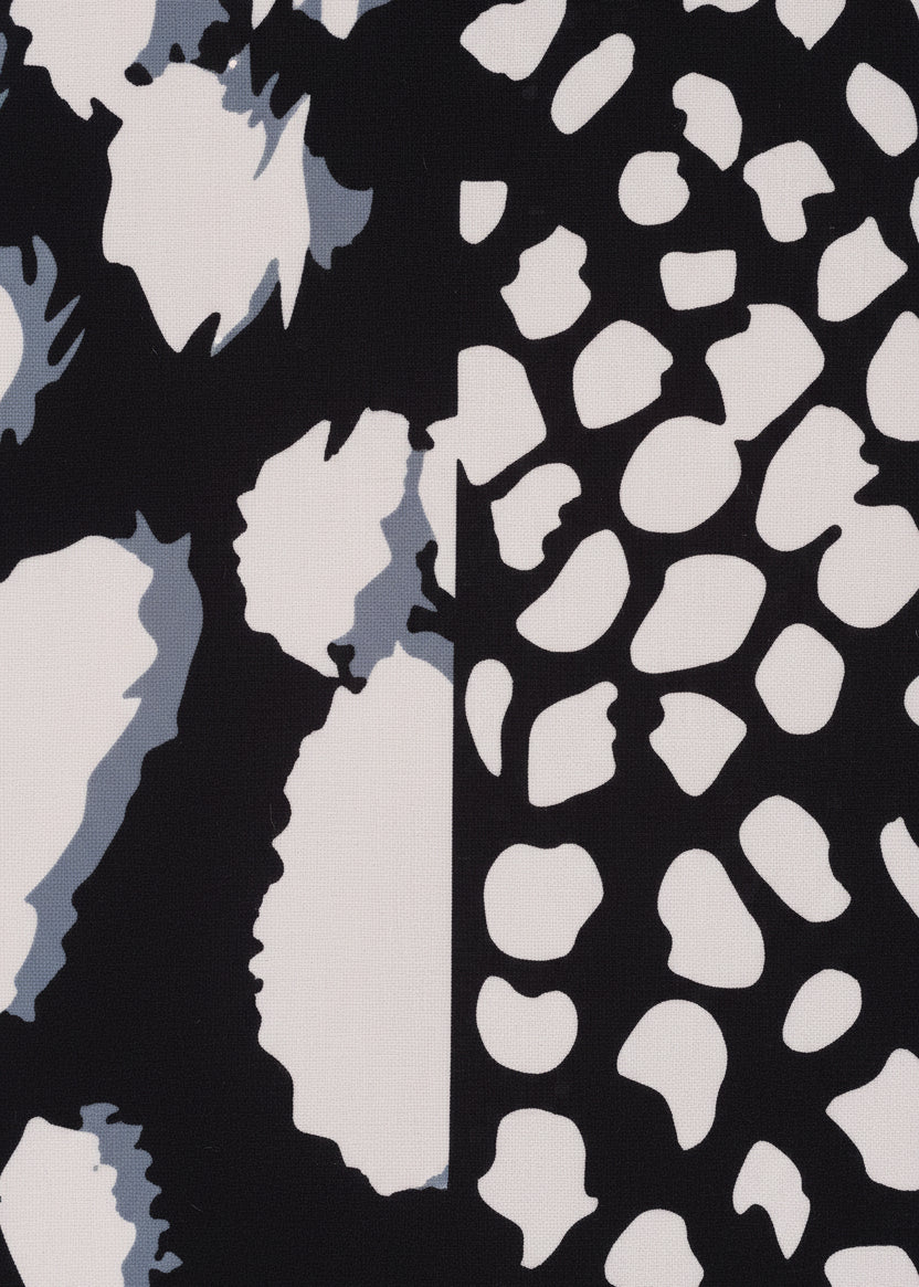 Graphic Cat V Neck Kaftan-Zeemara