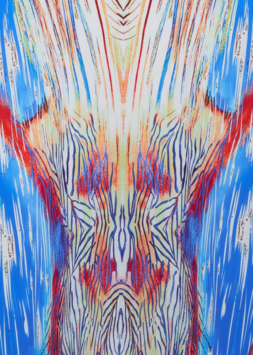 Imperial Sand V Neck Kaftan-Zeemara