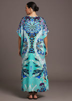 Morpho Wing V Neck Kaftan-Zeemara