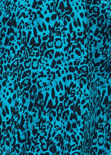 Tidal Wild V Neck Kaftan with Diamond Pintuck-Zeemara